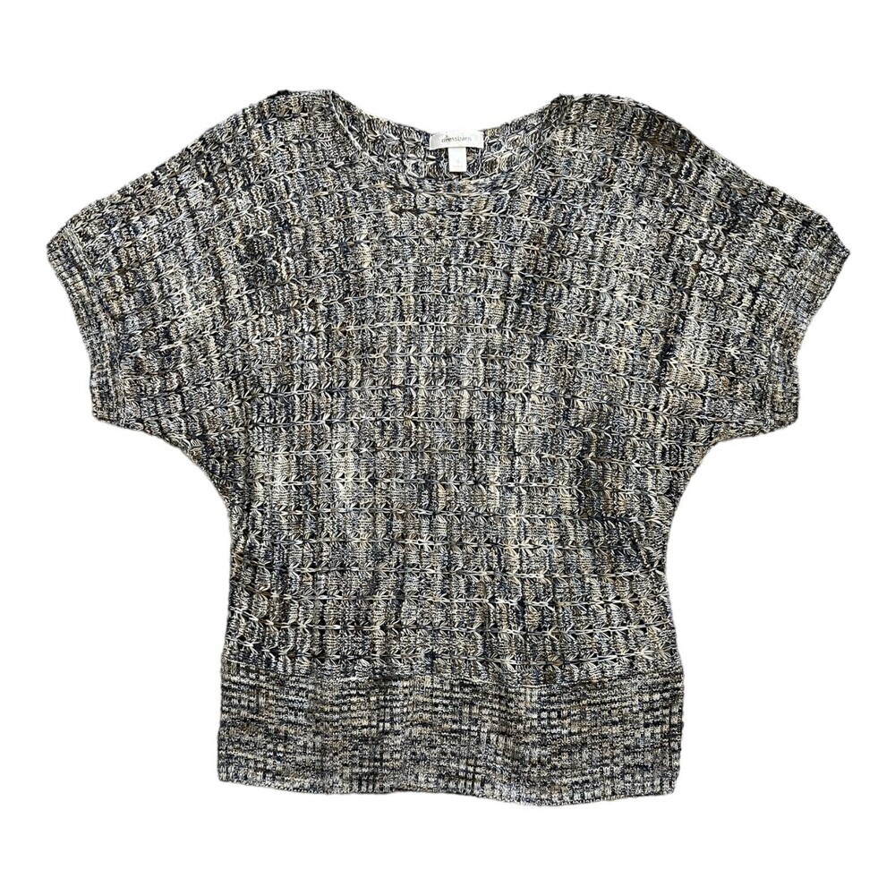 Dressbarn Brown Knit Batwing Top M